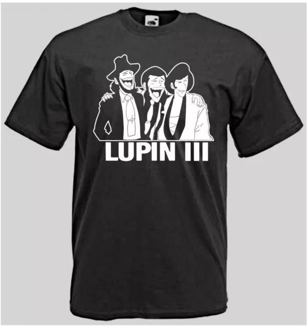 T-shirt Lupin 3 III Jigen Goemon Cartoni Animati Anime Manga cartoon fumetti