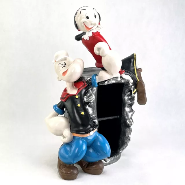 XXL POPEYE & OLIVIA Figur Sammlerstück Regal Comic Statue Skulptur