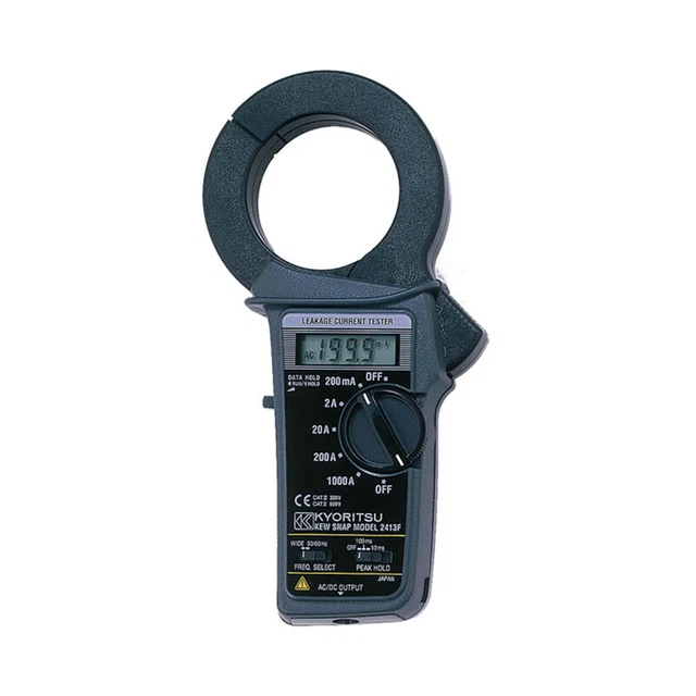 KYORITSU KEW 2413F Leakage Clamp Meters Conductor Size Ø68mm Max. ✦KD