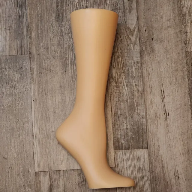 Mannequin Hosiery Sock Nylons Partial Leg Display Form Weighted Approx 15" Tall