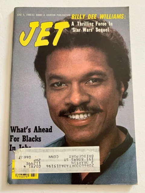 Jet Magazine June 5, 1980 Billy Dee Williams: A Thrilling Force In Star Wars Seq