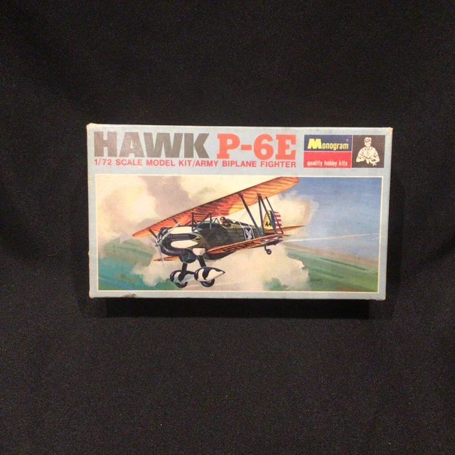 Vintage Monogram Hawk P-6E 1:72 Scale Model Kit PA208 - 70 (1968)
