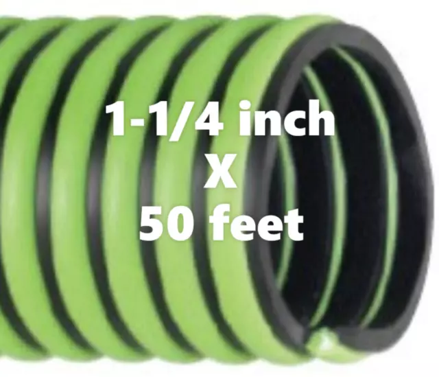 1-1/4 inch X 50 feet Kanaflex 300 EPDM Septic & Water Suction/Discharge Hose