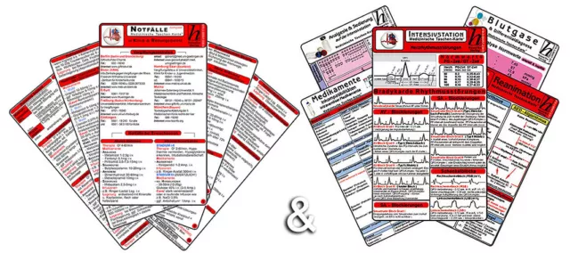 Intensivstation + Notfälle kompakt (2in1 Karten-Set)