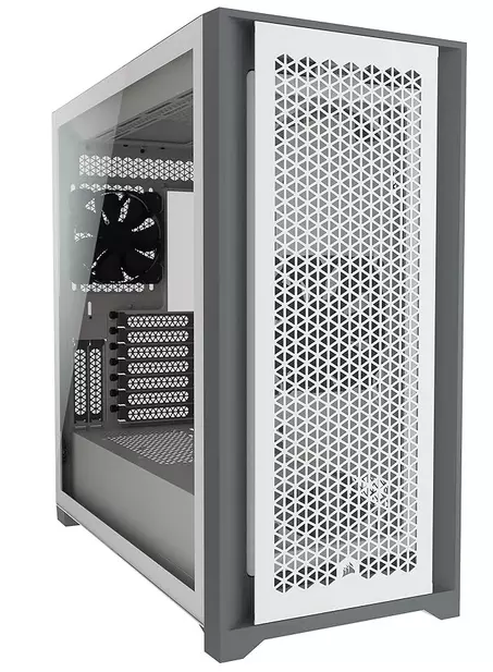 Corsair iCUE 5000D RGB Mid-Tower Computer Case - White - Used