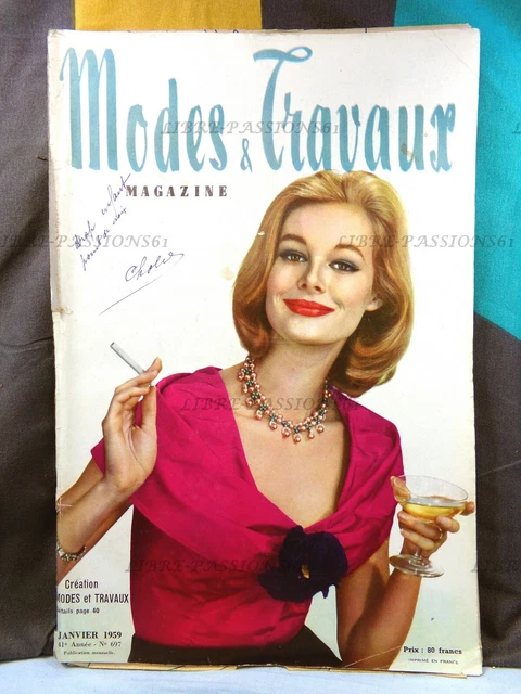 Magazine Modes & Travaux Juillet 1955 - Édition Complète - Vintage Français