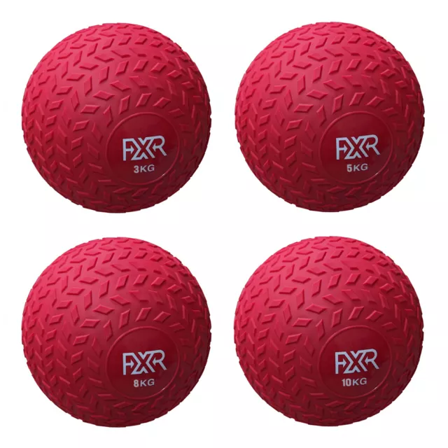 No Bounce Slam Ball Tyre Tread Red Medicine Ball for Bootcamp Fitness Gym 3-10KG