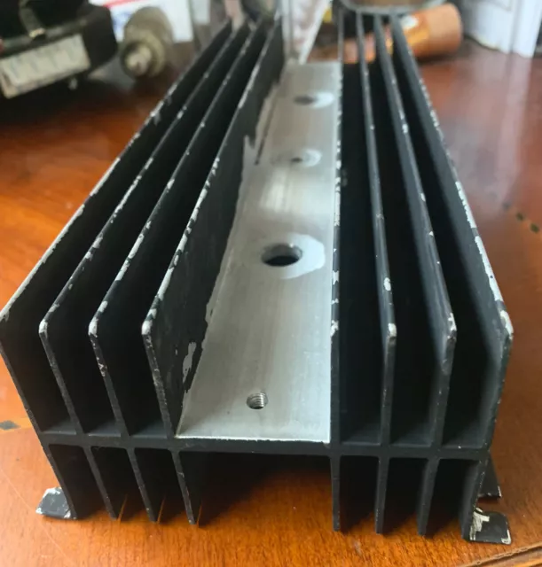 Finned Heat sink Amplifier Audio Amp Power Supply Aluminum Over 2 Pounds!