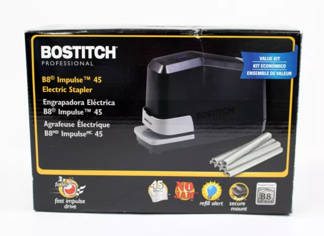 Bostitch Professional B8 Impulse 45 Sheet Electric Stapler - Brand New