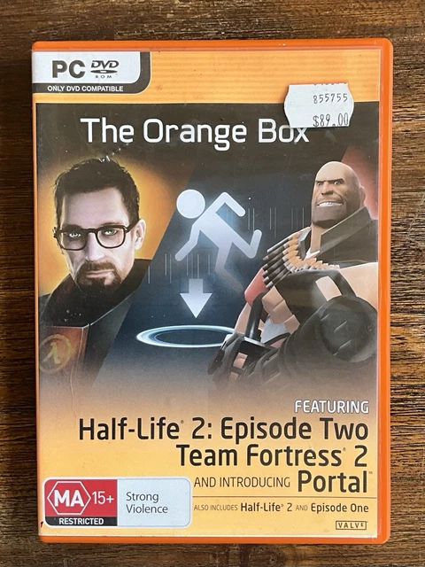 THE ORANGE BOX- Half Life Team Fortress Portal DVD PC Game