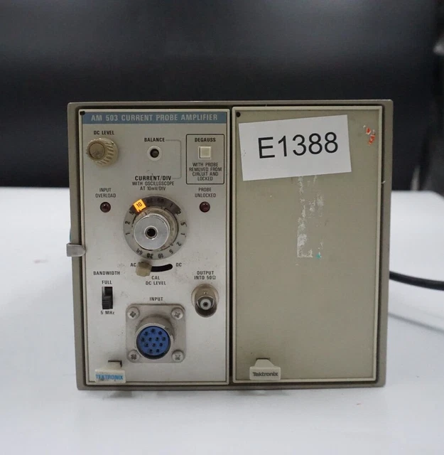 TEKTRONIX TM502A AM 503 CURRENT PROBE AMPLIFIER E 1388 AK EUR 300,00