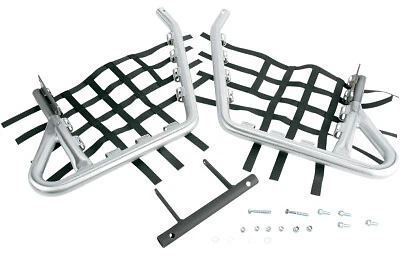 DG Performance Fat Series 1 1/2in. Alloy Nerf Bars Aluminum Bar - Black 602-4509