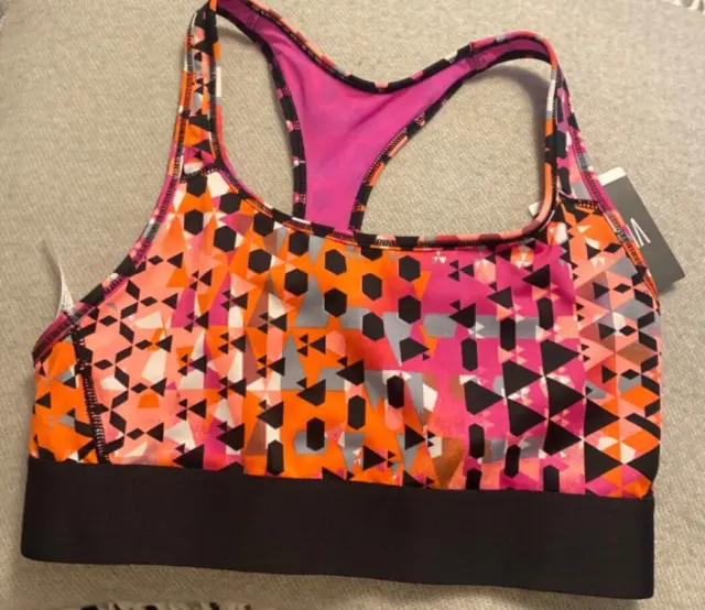 VICTORIAS SECRET VSX Geometric Print Sport Bra S bv £18.95 - PicClick UK