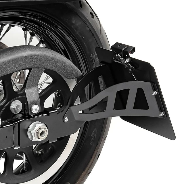 Set: Support Ecarteur De Sacoches Laterales Compatible Avec Harley Davidson Fat Bob 114 18 22 Craftride Housse Moto Harley Softail Street Bob Fat Bob 114 Craftride Xxl En Noir Orange A171832 0