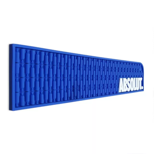 Absolut Rubber Wetstop Bar Drip Mat Runner 600mm x 120mm x 8mm (W x H x D)