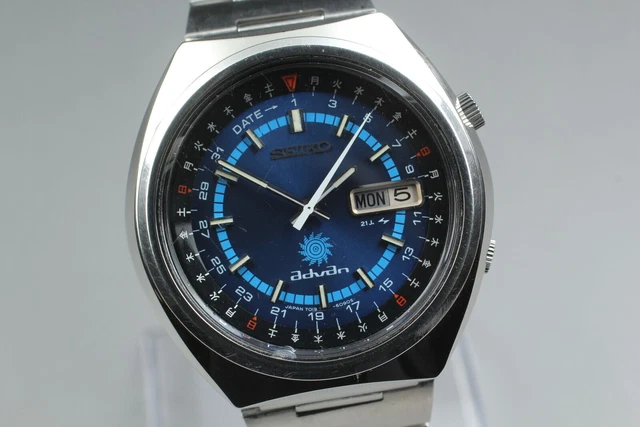 [ECC+5] CALENDARIO MENSILE Seiko Advan 7019-6050 Orologio da uomo ...