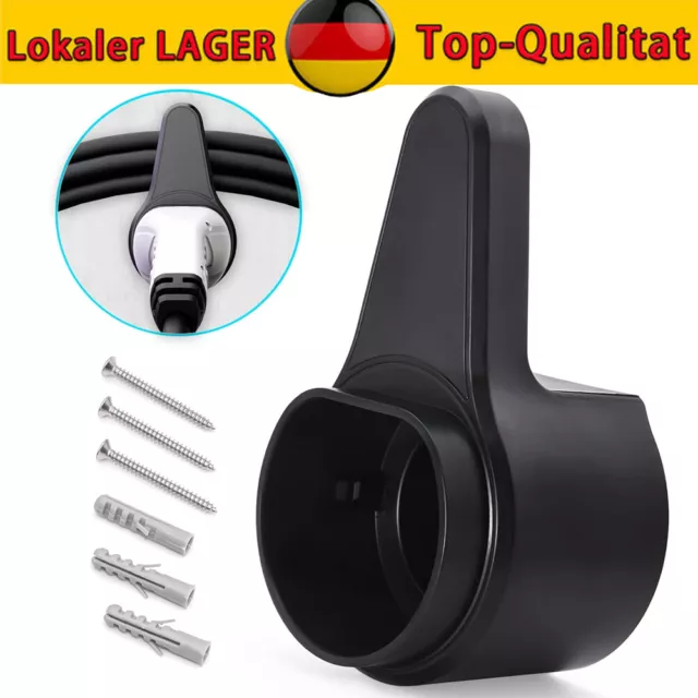 Typ 2 Stecker Ladekabel Wandhalterung , Ladestation Wallbox Kabelhalter-Plug