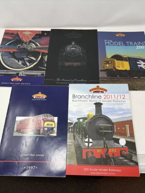 Bachmann Branchline Catalogues X 5 OO Scale Model Railway Various