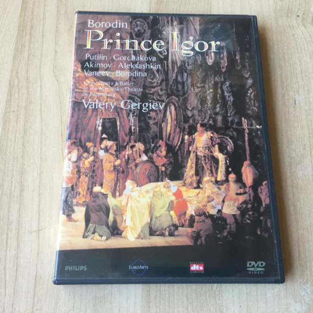 DVD BORODIN PRINCE Igor Kirov Opera  Ballet St Petersburg Valery  Gergiev EUR 69,99 PicClick FR