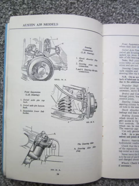 Austin A35 Models   Driver's Handbook 3