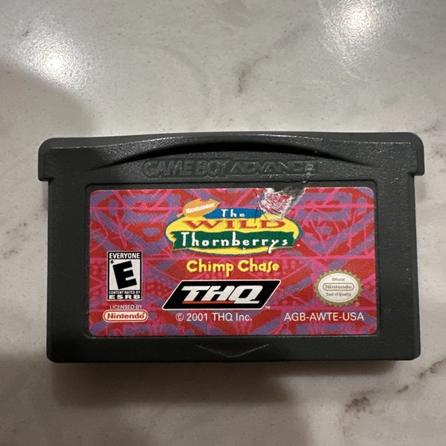 WILD THORNBERRYS CHIMP Chase Nintendo Game Boy Advance 2001 14 55 wild-thornberrys-chimp-chase-nintendo-game-boy-advance-2001-14-55