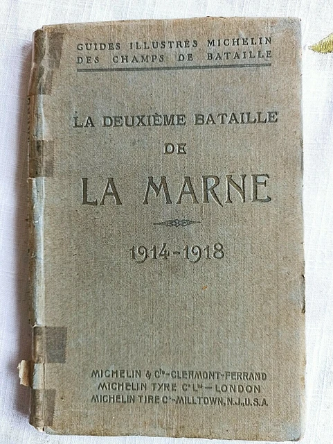 Guide Michelin Des Champs De Bataille - REIMS 1919 - Avec Jaquette - Bon état