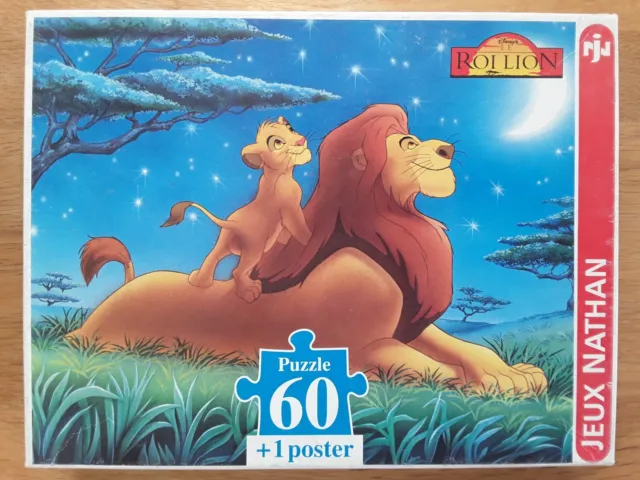 Puzzle de Film animé Disney, le roi Lion, 500 pièces en bois, jouets d'art  faits