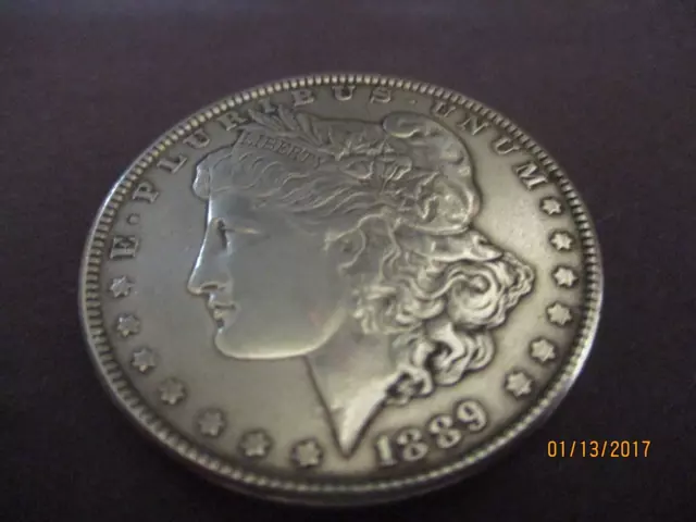 1889 Morgan Silver dollar 90% Silver Very nice