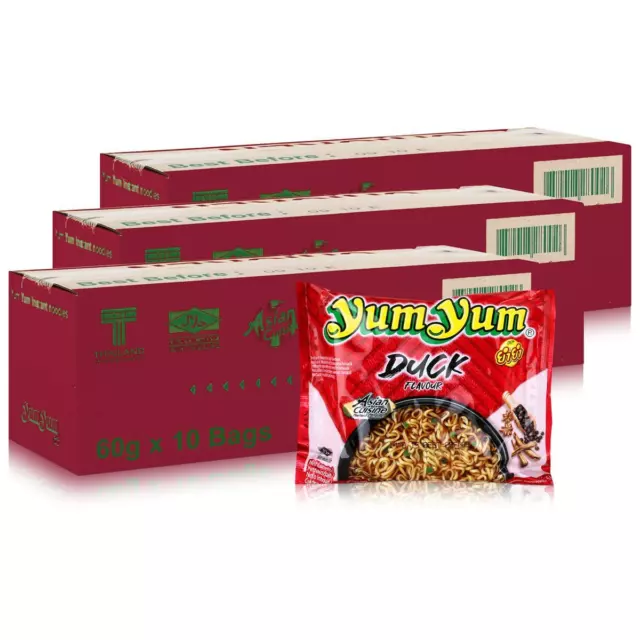 Yum Yum Instant Nudeln Ente 60g - DUCK - Fertiggericht (30er Pack)