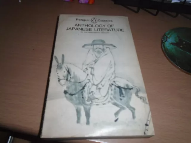 Anthology of Japanese Literature paperback penguin classic book