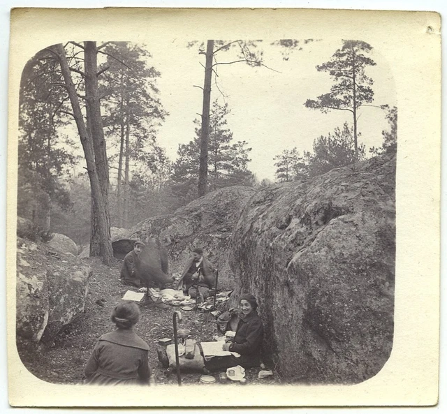Photo Ancienne Originale - France, Fontainebleau, Avon, Vues Diverses - Tirage Argentique 6x9 Circa 1910