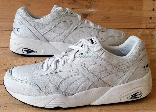 SCARPE DA GINNASTICA basse Puma R698 Trinomic Crackle in pelle UK8 US9 EU42 357740 03 bianche EUR 53 80 PicClick IT