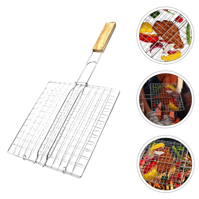 Grille De Barbecue En Acier Inoxydable - Maille Métallique Trouée - Pour Griller, Outil De Cuisson - Neuf