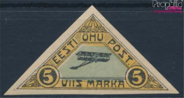 Briefmarken Estland 1920 Mi 14 postfrisch Luftfahrt (10205066