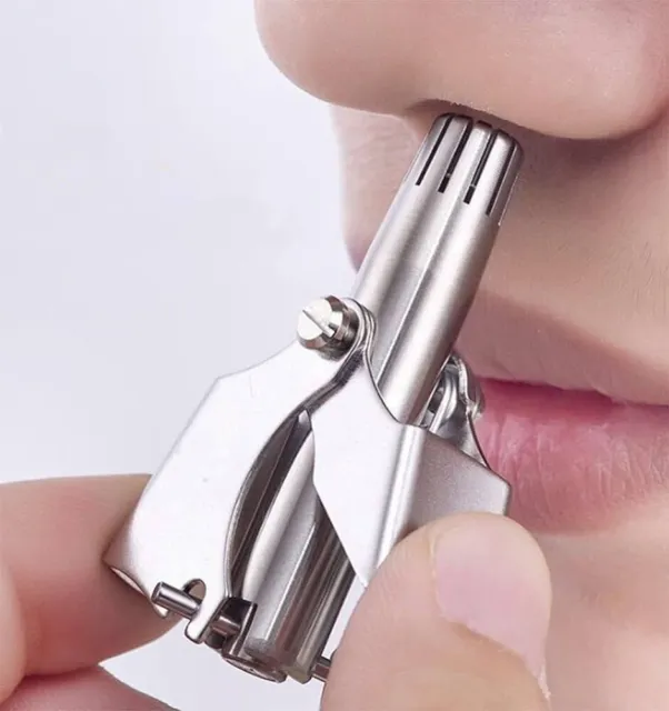 Nose Trimmer Ear Face Eyebrow Hair Removal Manual Shaver Clipper For Men Gift