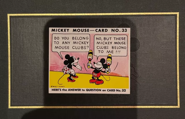 1935 Mickey Mouse #33 Do You Belong - NM💥1995 REPRINT