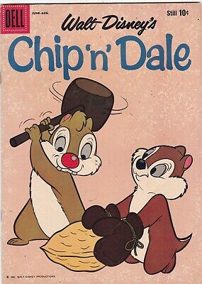 Chip 'N' Dale 22 Dell Comics Silver Age 10 Cent 1960 Walt Disney FINE/VF