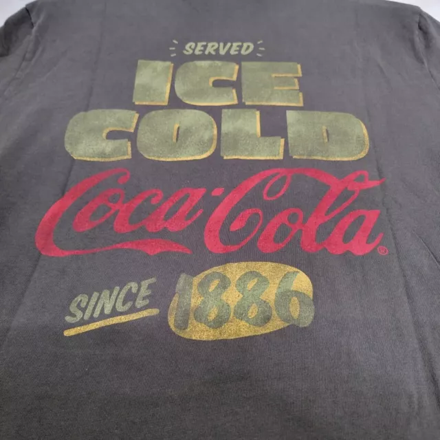 Lucky Brand Coke Shirt ADULT EXTRA LARGE XL GRAY Coca Cola CASUAL SODA MENS NWT