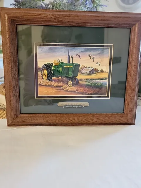 Vintage John Deere American Memory Print Model 3010 1960-1963 Framed (Biography