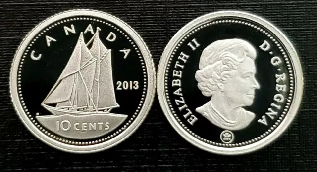 Canada 2013 Proof Silver Ten Cent Piece - Dime!!