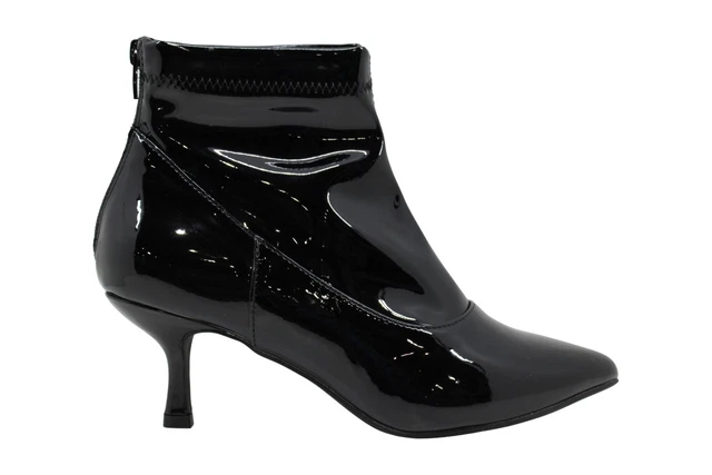 H Halston Women's Mumbai Kitten Heel Dress Booties Women's Shoes, Black, Size