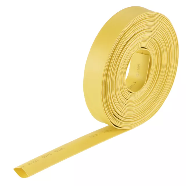 Gaine Thermorétractable 12mm 20mm 2:1 Manchon Câble Tube Rétractable 7m Jaune