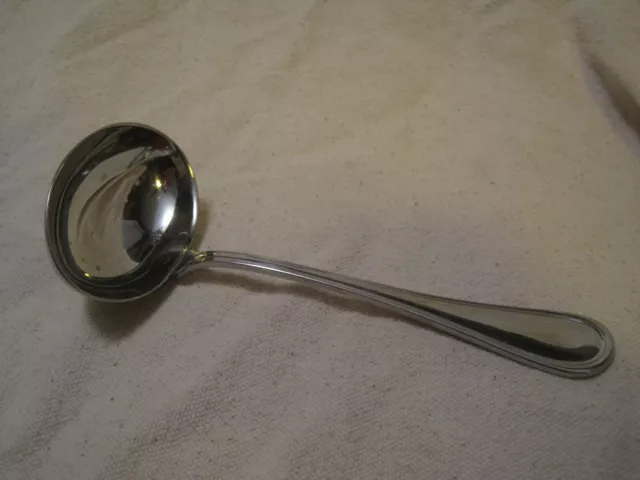 Calderoni OXFORD 6 7/8" Solid Gravy Ladle 18/10 Stainless Steel Made in Italy
