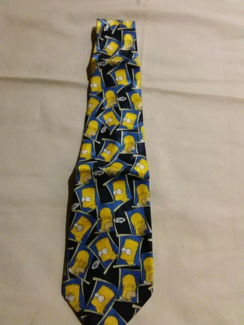 Cravate Jaune Simpsons - #SoutienUkraine - Occasion - Look Décontracté