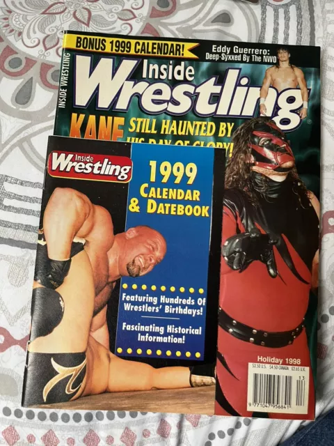 Inside Wrestling Magazine 1998 WWF WCW Kane