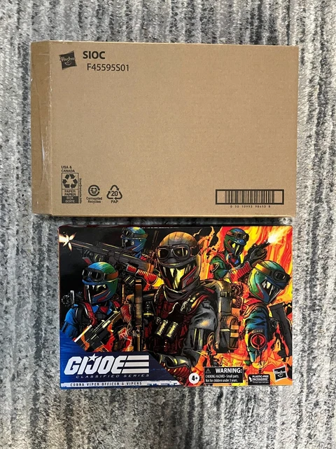 G.I. JOE Serie Classificata Serie Cobra Viper Ufficiale & Vipers Figure 47 Giocattoli, Accessori Multipla, Pacchetto Personalizzato Arte, Multicolore, F4559