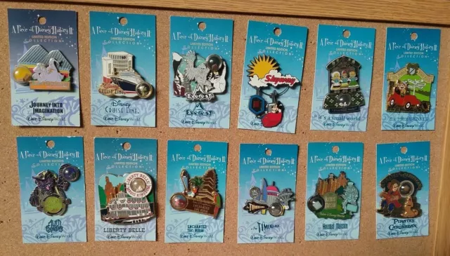 Disney Pin Trading 25 Piece Assorted Pin Lot - No Doubles - Tradable
