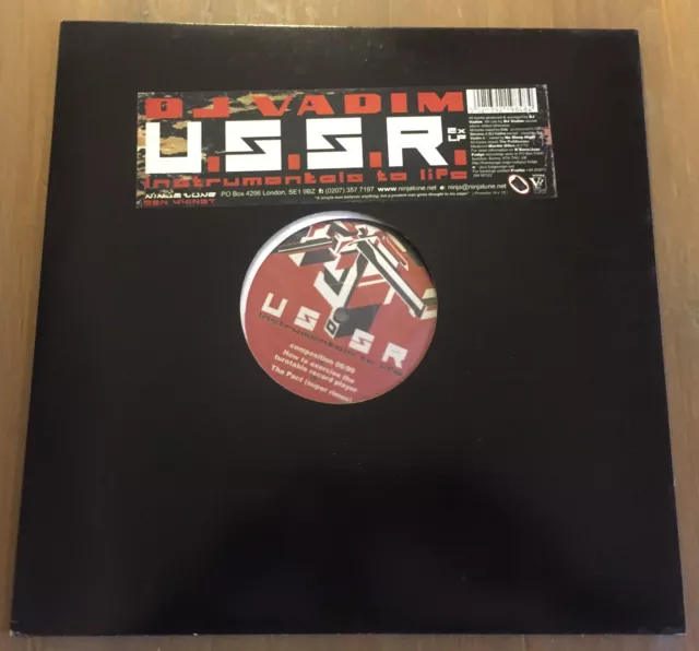 DJ Vadim U.S.S.R. Instrumentals To Life Vinyl 2LP Ninja Tune Hip-Hop 1999 NEW