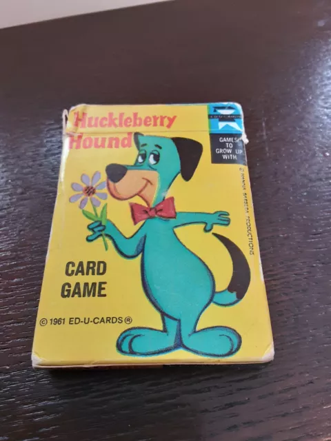 Hanna Barbera Huckleberry Hound Card Game 1961 Educards