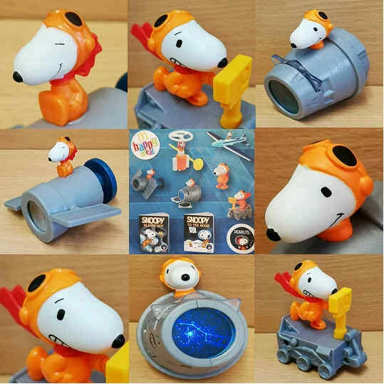 McDonalds Happy Meal Spielzeug 2019 Peanuts Space Snoopy Einzelspielzeug Bücher - Verschiedene